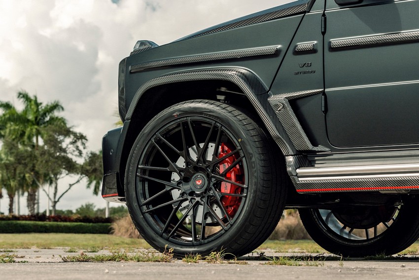 TopCar Carbon Fender Extensions (G63 Only), 4-Piece Set for G-Wagon MY 25-on W465