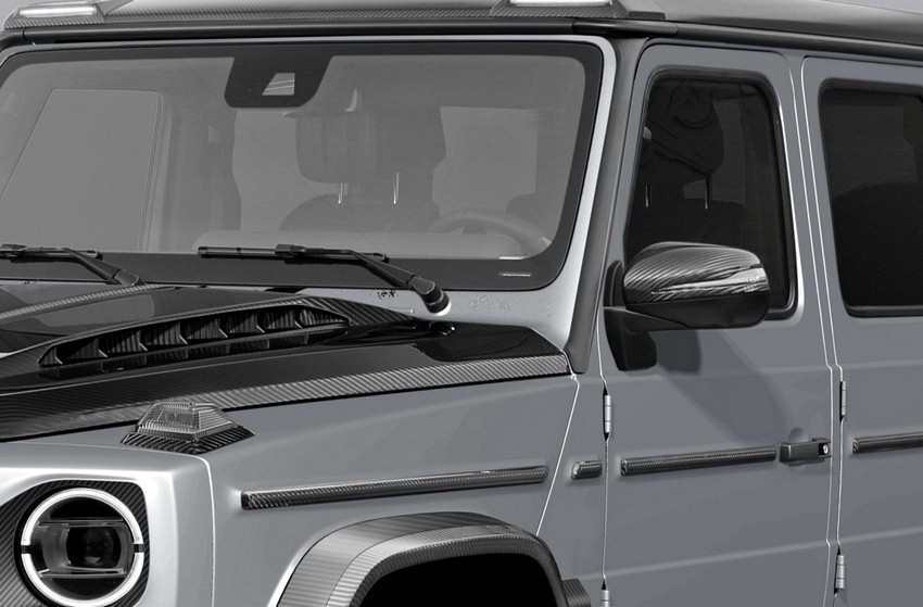 TopCar Carbon Mirror Covers – 2-Piece Set for G-Wagon MY 25-on W465