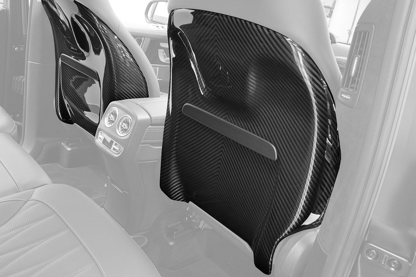 TopCar Carbon Seat Back Covers for G-Wagon MY 25-on W465