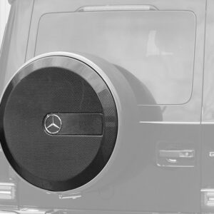 TopCar Carbon Spare Wheel Cover – Mercedes Style for G-Wagon MY 25-on W465