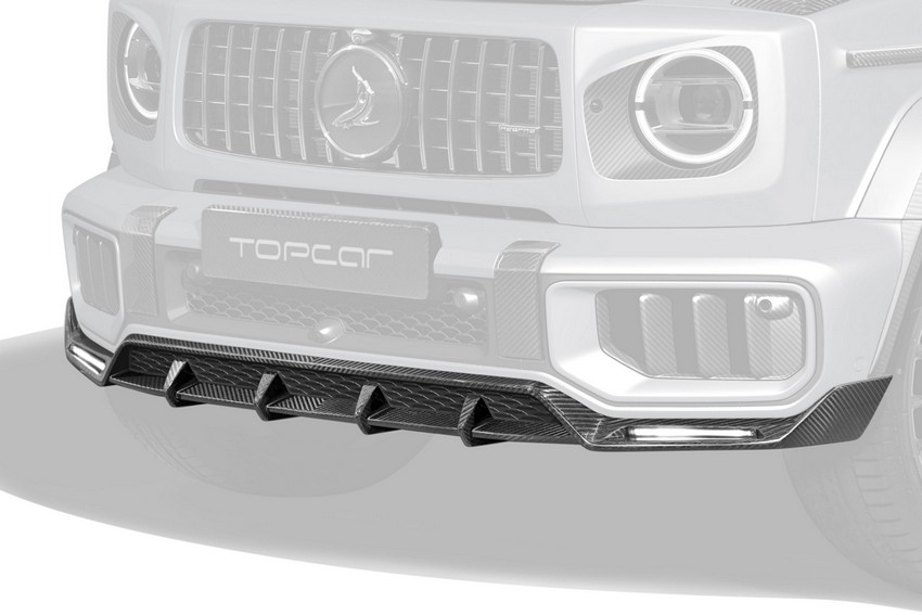 TopCar Carbon Front Lip with LED for G-Wagon MY 25-on W465 - Image 5