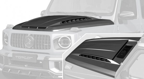 TopCar Carbon Engine Bonnet Aero Style for G-Wagon MY 25-on W465 - Image 3