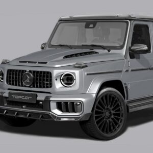 TopCar Carbon Headlight Protection Cover – Angry Style, 2-Piece Set for G-Wagon MY 25-on W465