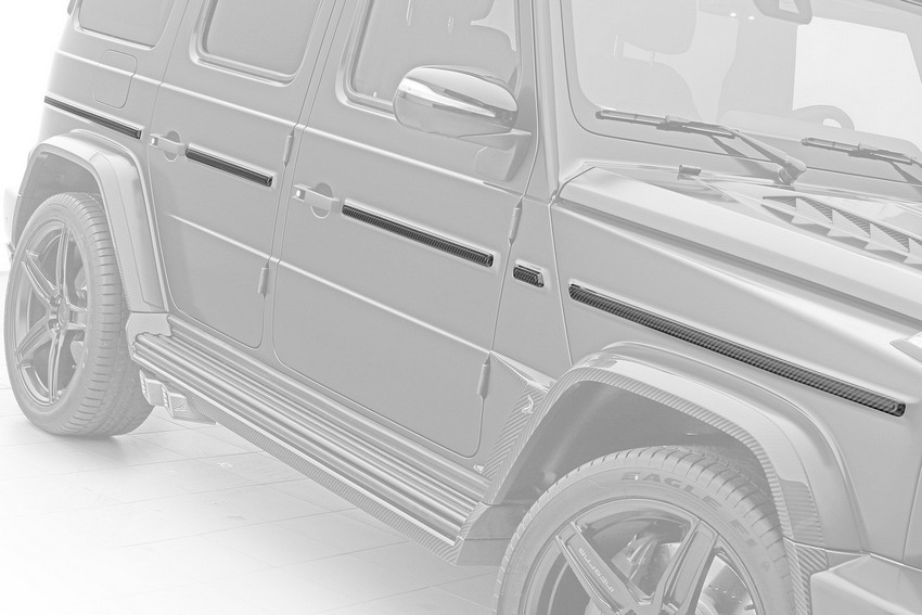TopCar Carbon Side Body Trimbars Cover, 10-Piece Set for G-Wagon MY 25-on W465 - Image 2