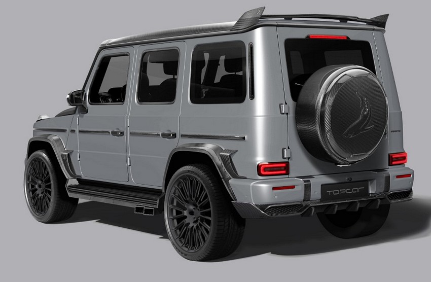 TopCar Carbon Front & Back Parts Sills – 4-Piece Set for G-Wagon MY 25-on W465 - Image 4