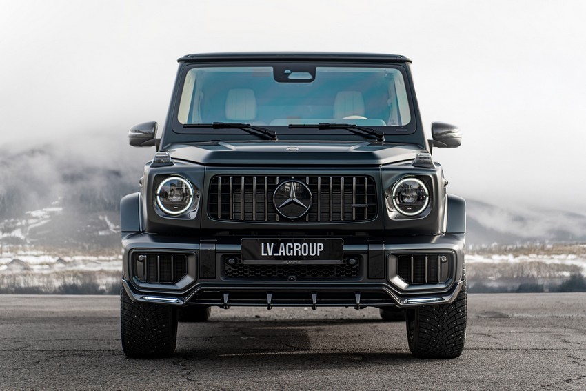 TopCar Carbon Front & Rear Bumper Moldings – 4-Piece Set for G-Wagon MY 25-on W465