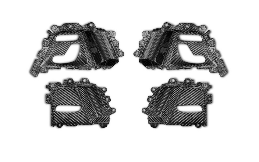 TopCar Seat Control Panels, 4-Piece Set (Carbon Twill 2x2 / 4x4) for G-Wagon MY25-on W465 - Image 2