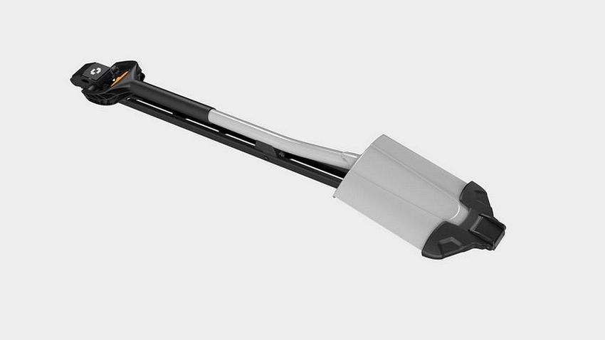 LETECH QuickMount Shovel Holder – Lockable Roof Rack Mount for Fiskars Telescopic Shovel (G-Wagon)