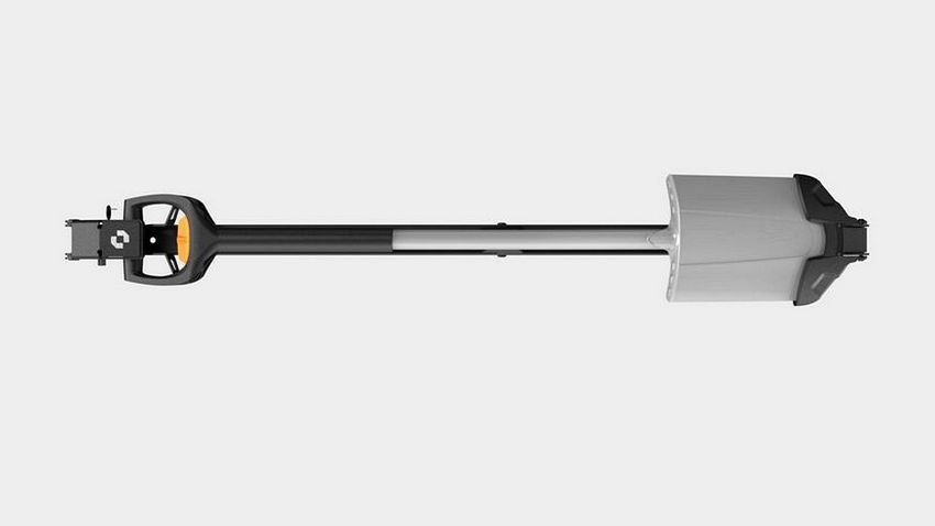 LETECH QuickMount Shovel Holder – Lockable Roof Rack Mount for Fiskars Telescopic Shovel (G-Wagon) - Image 2