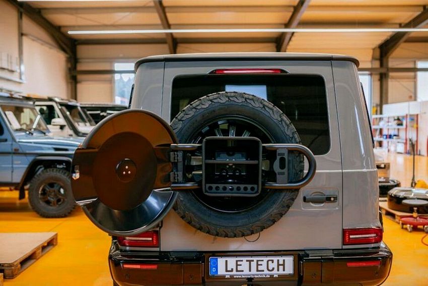 LeTech Spare Wheel Holder Storage Compartment – G-Wagon W463A / W465 (2018+)