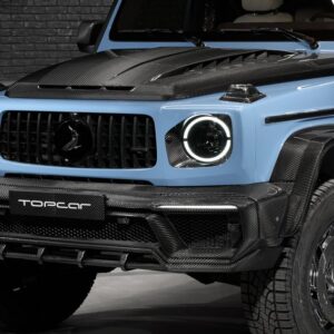 TopCar Carbon Fiber Front Bumper with Air Intakes for 2022–2024 Mercedes G63 AMG 4x4² (W463A)