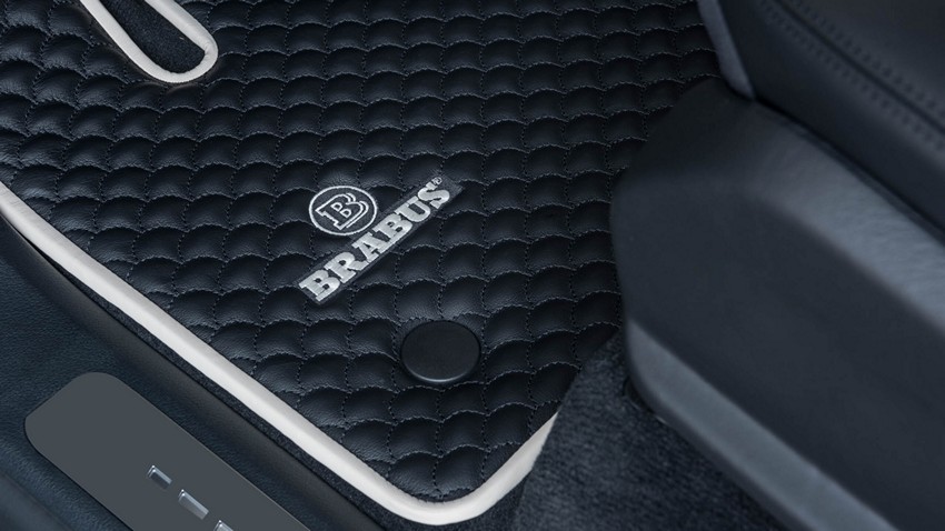 BRABUS Quilted Leather Floor Mats (Set of 5) for Mercedes G-Wagon 2019-2024 W463A