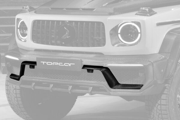 TopCar Front Bumper Spoiler, Visible Carbon Fiber for 2022–2024 Mercedes-Benz G 63 AMG 4×4² (W463A) - Image 2