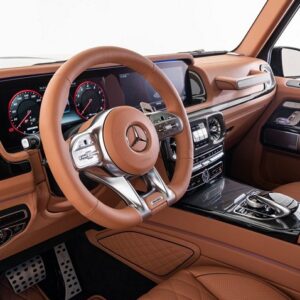 BRABUS Completion Package: Leather Steering Wheel & Dashboard – 2021–2024 Mercedes G-Wagon W463A