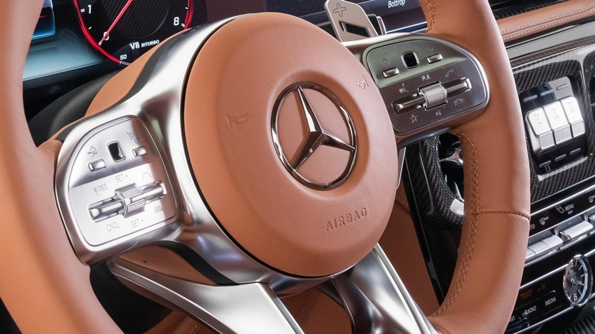 BRABUS Completion Package: Leather Steering Wheel & Dashboard – 2021–2024 Mercedes G-Wagon W463A - Image 5