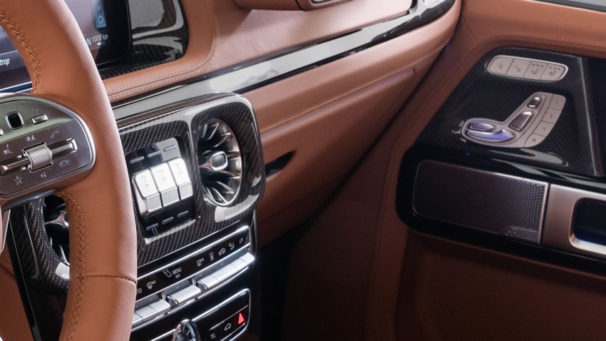 BRABUS Completion Package: Leather Steering Wheel & Dashboard – 2021–2024 Mercedes G-Wagon W463A - Image 3