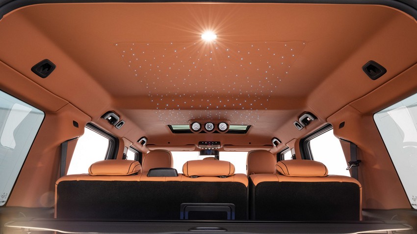 BRABUS Leather / Alcantara Headliner for 2021–2024 Mercedes G-Wagon W463A