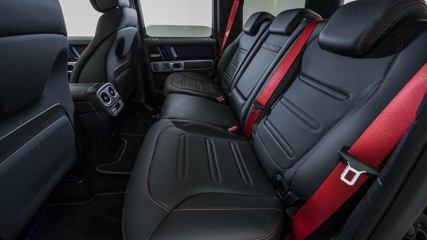 BRABUS Leather/Alcantara Interior - 2021–2024 Mercedes G-Wagon W463A - Image 3