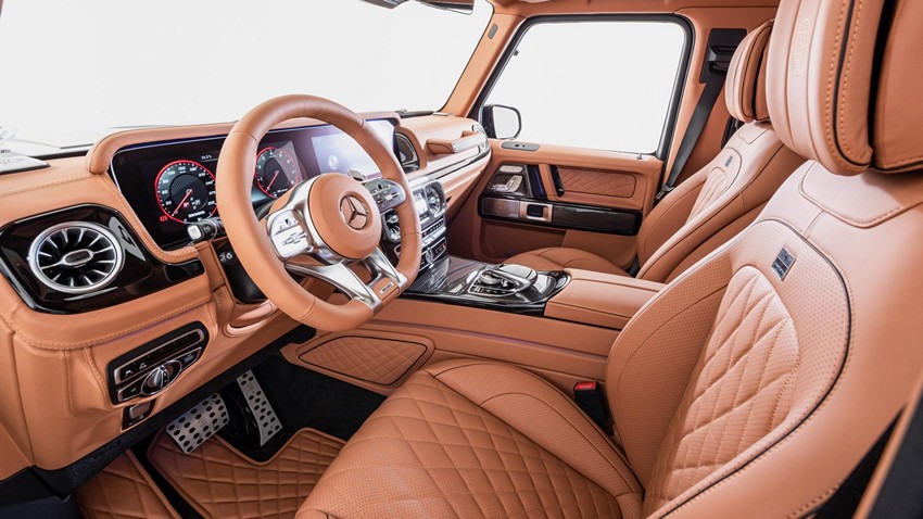 BRABUS Leather/Alcantara Interior for 2021–2024 Mercedes G-Wagon W463A
