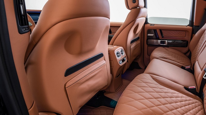 BRABUS Leather Backs for Front Seats for 2021–2024 Mercedes G-Wagon W463A