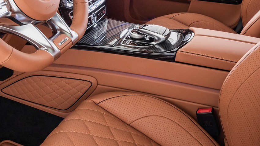 BRABUS Leather Center Console for 2021–2024 Mercedes G-Wagon W463A