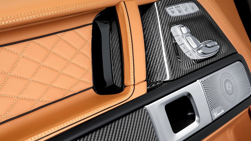 BRABUS Leather Door Panels for 2021–2024 Mercedes G-Wagon W463A