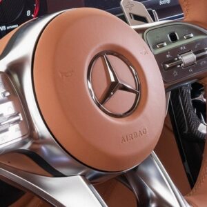 BRABUS Leather Steering Wheel Impact Absorber for 2021–2024 Mercedes G-Wagon W463A