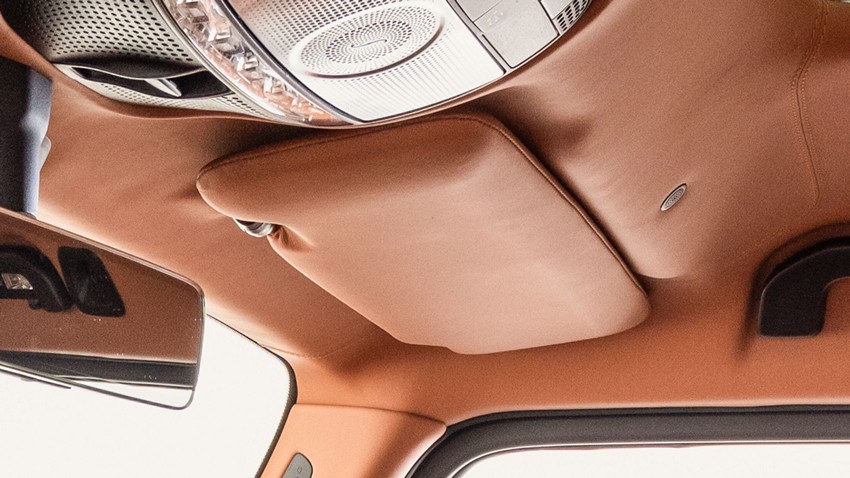 BRABUS Leather Sun Visors for 2021–2024 Mercedes G-Wagon W463A