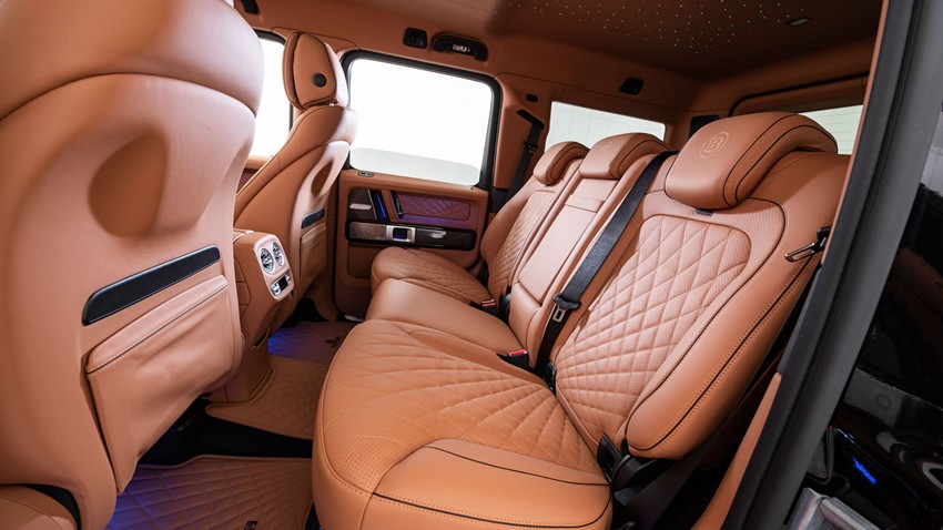 BRABUS Leather-Trimming for A-, B-, C-, and D-Pillars – 2021–2024 Mercedes G-Wagon W463A