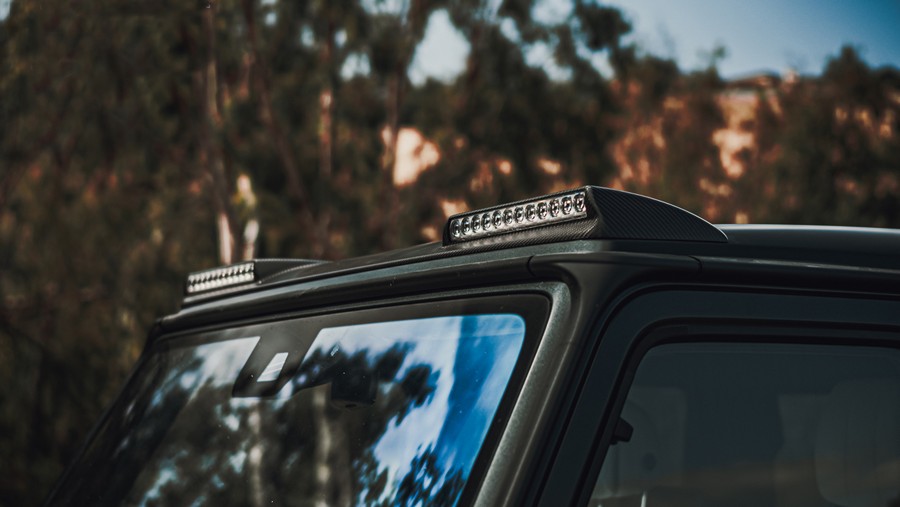BRABUS Carbon Roof Attachment with LED Light Bar for Mercedes G-Wagon W463A (AMG G63 / G500 / G350)