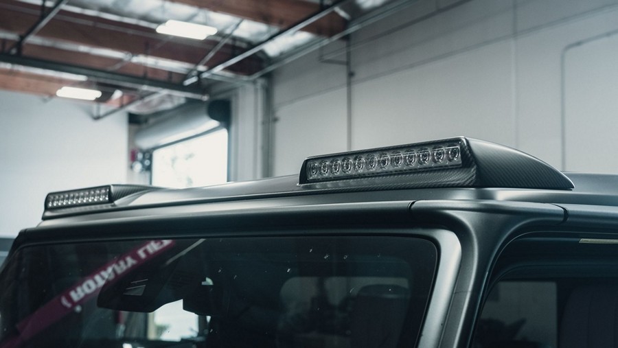 BRABUS Carbon Roof Attachment with LED Light Bar for Mercedes G-Wagon W463A (AMG G63 / G500 / G350) - Image 5