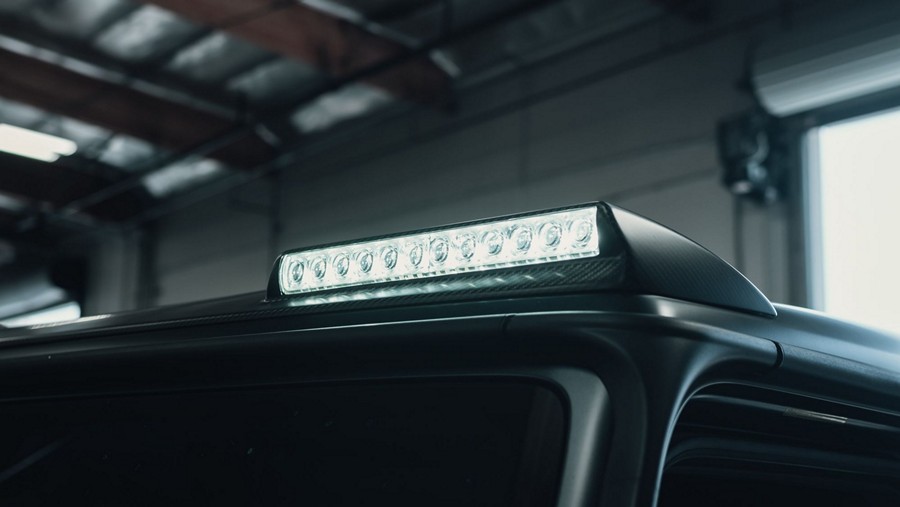 BRABUS Carbon Roof Attachment with LED Light Bar for Mercedes G-Wagon W463A (AMG G63 / G500 / G350) - Image 2