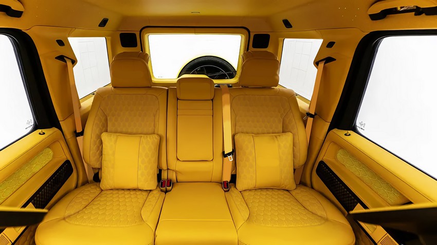 DMC Interior Seats & Door Replacements - Leather & Alcantara Suede for Mercedes-AMG G63 & G500 W465 - Image 3
