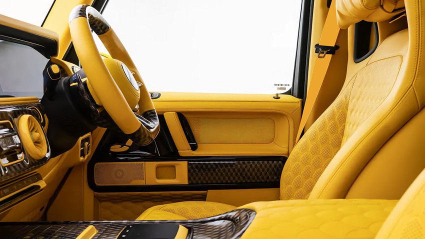 DMC Interior Seats & Door Replacements - Leather & Alcantara Suede for Mercedes-AMG G63 & G500 W465 - Image 2