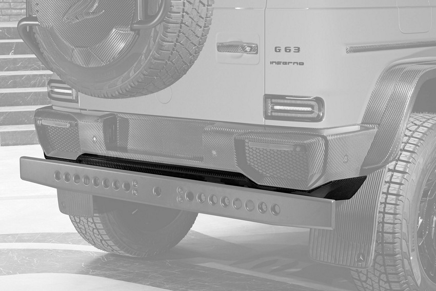 TopCar Visible Carbon Add-On Rear Diffuser for 2022–2024 Mercedes-Benz G 63 AMG 4×4² (W463A) - Image 2