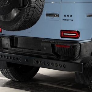 TopCar Visible Carbon Add-On Rear Diffuser for 2022–2024 Mercedes-Benz G 63 AMG 4×4² (W463A)