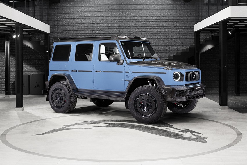 TopCar Visible Carbon Front and Rear Fender Extensions for 2022–2024 Mercedes-Benz G 63 AMG 4×4² (W463A)
