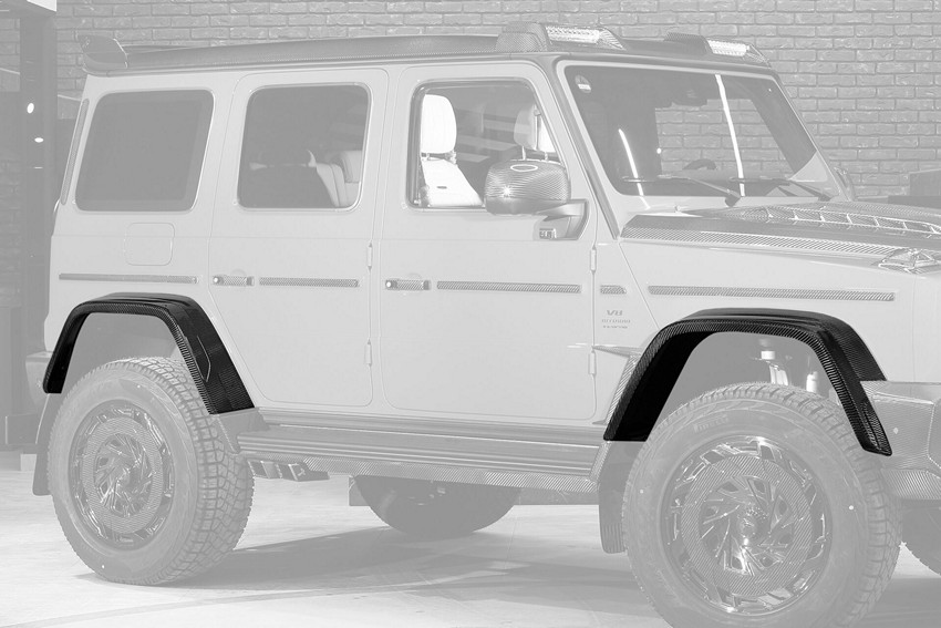 TopCar Visible Carbon Front and Rear Fender Extensions for 2022–2024 Mercedes-Benz G 63 AMG 4×4² (W463A) - Image 2