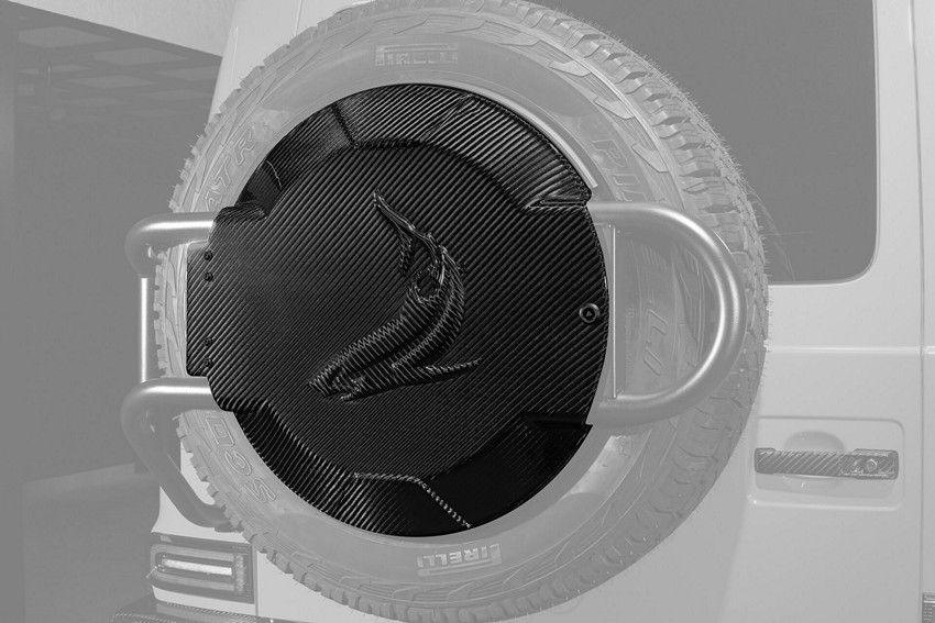 TopCar Visible Carbon Spare Wheel Cover for 2022–2024 Mercedes-Benz G 63 AMG 4×4² (W463A) - Image 2